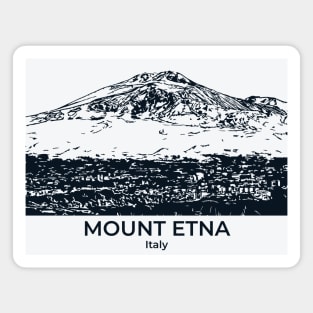 Mount Etna - Italy Magnet